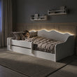 Letto Montessori a pavimento EMMA 140 × 70 / 160 × 80 cm – Bianco
