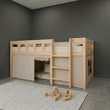Letto casetta per bambini BusyKids LOFTI con scaletta 90 × 200 cm