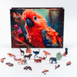 Puzzle in legno Pappagallo BusyKids