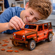 Modellino 3D in legno Veicolo fuoristrada BusyKids