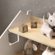 Scaffale portagiochi BusyKids - Bianco e Grigio