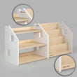 Libreria montessoriana + Scaffale portagiochi Set - Bianco