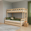BusyKids Letto a castello FOXY-ONE con scala laterale 90 x 200 / 120 x 200 cm