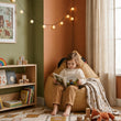 Pouf per bambini Drizzle Drop – morbida ecopelle SOFT