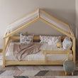 Letto per bambini a forma di casetta BusyKids MIMI-HOUSE con bordino rinforzato