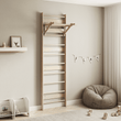 Spalliera Svedese BusyKids EVERGYM MEDIUM con Sbarra per Trazioni – Palestra in Legno