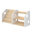 Libreria montessoriana + Scaffale portagiochi Set - Bianco