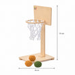 BusyKids canestro da basket in legno per bambini da pavimento