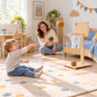 BusyKids canestro da basket in legno per bambini da pavimento