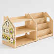 Libreria montessoriana + Scaffale portagiochi Set - Edizione limitata
