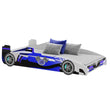 Letto per bambini FORMULA con grafica e materasso - 160 x 80 cm