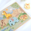 Puzzle Sorter con Animali in legno per bambini