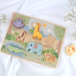 Puzzle Sorter con Animali in legno per bambini