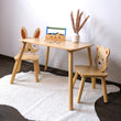 Set di due sedie "Animali" con un tavolo compatto