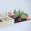 Figurine in legno Montessori "Set Foresta"