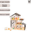 Casa delle bambole in legno BusyKids NORDI