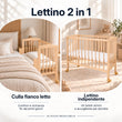 BusyKids MIRACLE 2 in 1 culla co-sleeping con materasso