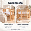 BusyKids MIRACLE 5 in 1 lettino evolutivo con materasso