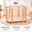 BusyKids MIRACLE 5 in 1 lettino evolutivo con materasso