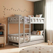 BusyKids Letto a Castello TOTO-TWIN con Scala – per due bambini 200 × 90 cm