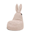 Pouf per bambini Mommy Rabbit – morbido e soffice tessuto FLUFFY