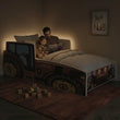 Letto per bambini FARMI con grafica e materasso - 140 x 70 / 160 x 80 cm
