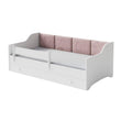 Letto per bambini ERYK-ONE con pannelli morbidi e cassetto contenitore