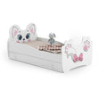 Letto per bambini KITTY con cassetto contenitore - 140 x 70/160 x 80 cm