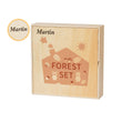 Figurine in legno Montessori "Set Foresta"