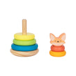 Piramide in legno per bambini "Volpina" BusyKids