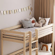 Letto a castello BusyKids TORI-MAX con scala 90×200 cm