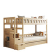 BusyKids Letto a castello TOTO-TWIN MAX con scala e spazio contenitore 200x90 cm