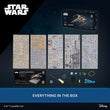 Ugears Set meccanico 3D in legno Star Wars Luke Skywalker X-Wing
