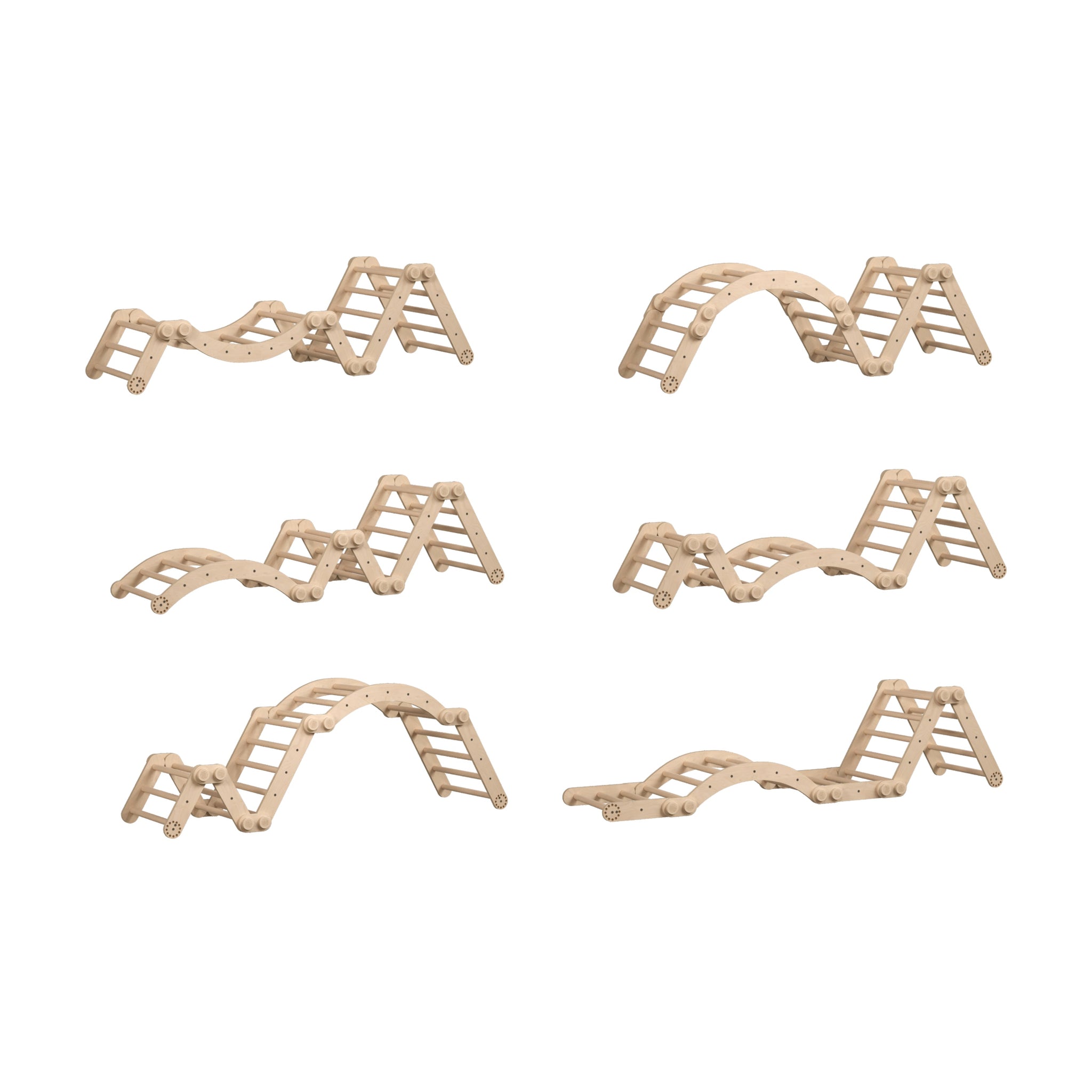 Struttura per arrampicata pieghevole - Set L