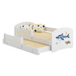 Letto per bambini LUK-MAX con letto supplementare 145 x 80 cm e materasso