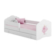 Letto per bambini FALA-ONE con barriera protettiva e cassetto contenitore