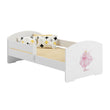 Letto per bambini LUK II con sponda di protezione - 140 x 70/160 x 80 cm