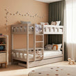 BusyKids Letto a Castello TOTO-TWIN con Scala – per due bambini 200 × 90 cm