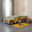 Letto per bambini RIKO con grafica e materasso - 140 x 70 / 160 x 80 cm