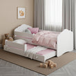 Letto per bambini FALA-MAX con letto aggiuntivo 145 x 80 cm e materasso
