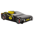 Letto per bambini AUTO con grafica e materasso - 140 x 70 / 160 x 80 cm