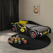 Letto per bambini AUTO con grafica e materasso - 140 x 70 / 160 x 80 cm