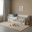 Letto per bambini ERYK con barriera di protezione e cassetto contenitore - 160 × 80/180 × 80 cm