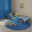 Letto per bambini AUTO con grafica e materasso - 140 x 70 / 160 x 80 cm