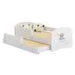 Letto per bambini LUK-MAX con letto supplementare 145 x 80 cm e materasso