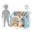 Libreria montessoriana BusyKids - celeste / rosa