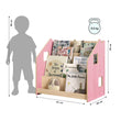 Libreria montessoriana BusyKids - celeste / rosa