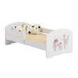 Letto per bambini LUK II con sponda di protezione - 140 x 70/160 x 80 cm