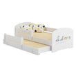 Letto per bambini LUK-MAX con letto supplementare 145 x 80 cm e materasso