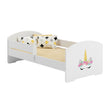 Letto per bambini LUK II con sponda di protezione - 140 x 70/160 x 80 cm